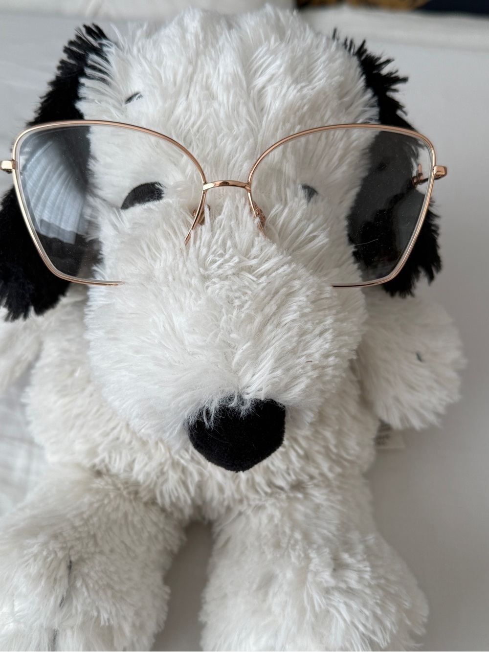 Dior Rose Gold Rimmed Eyeglasses with Clear Lenses